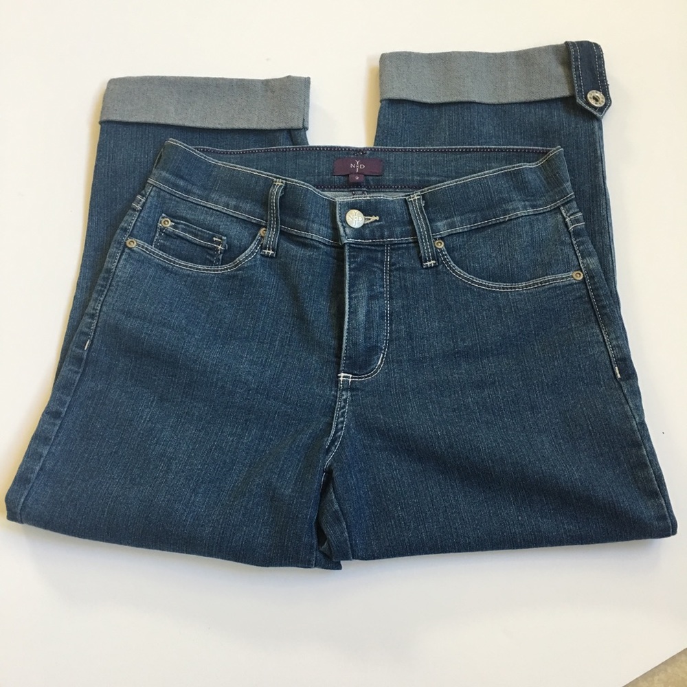 NYDJ Cropped Jeans With Lift/Tuck Technology